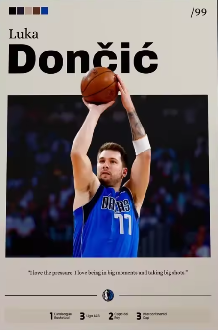 Luka The Magic Dončić +SWposter