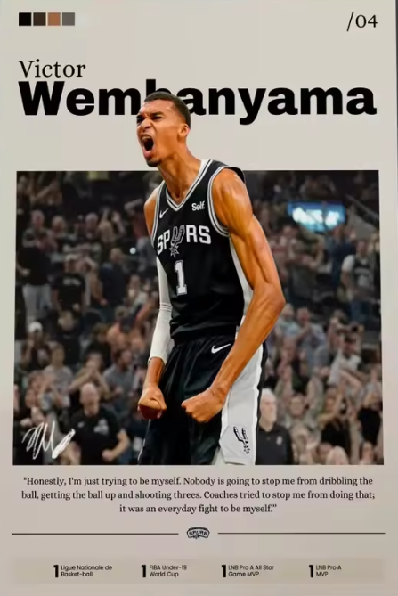 Wemby Phenomenon Wembanyama +SWposter